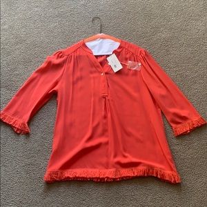Red blouse